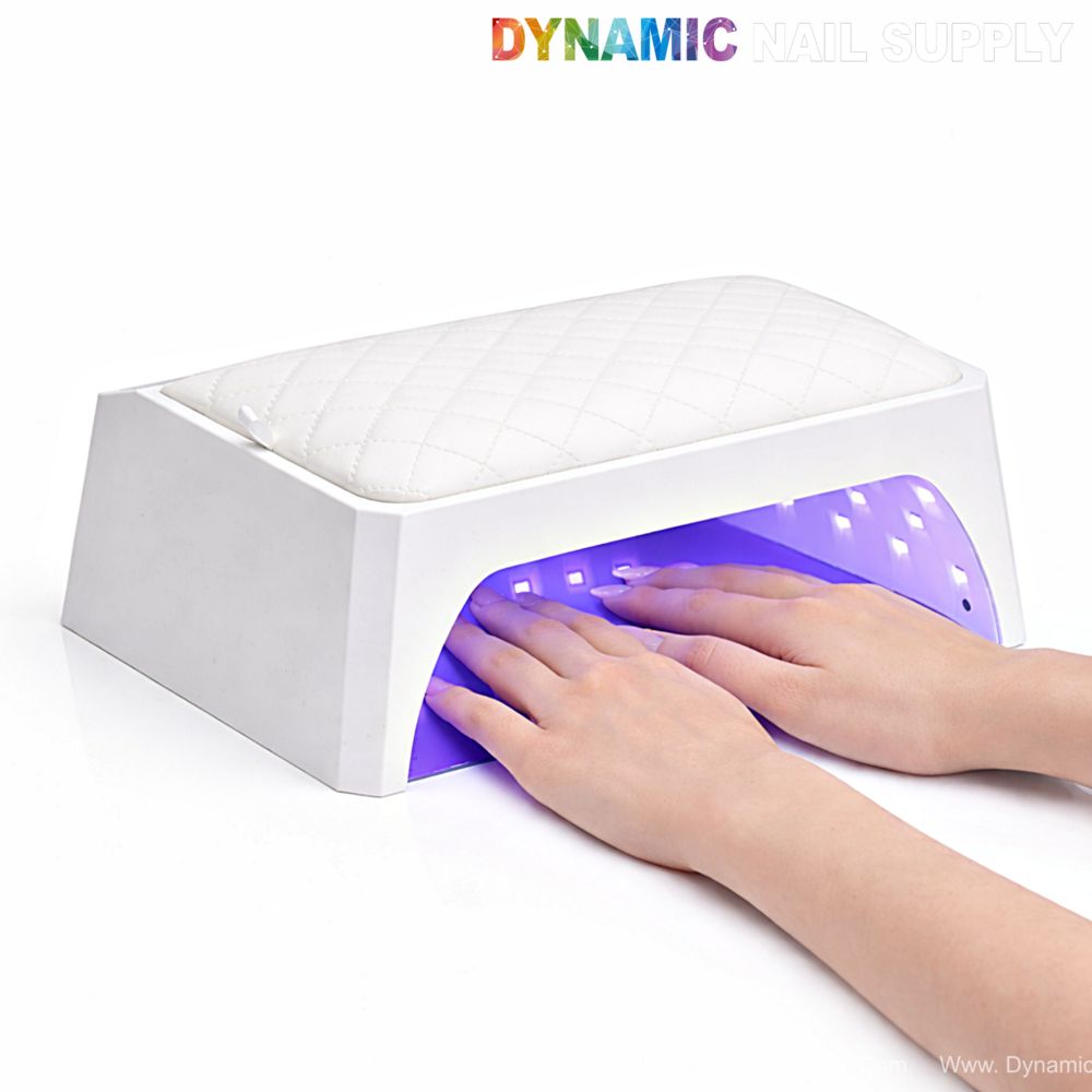 cordless 120W LED nail lamp with cushion - 2