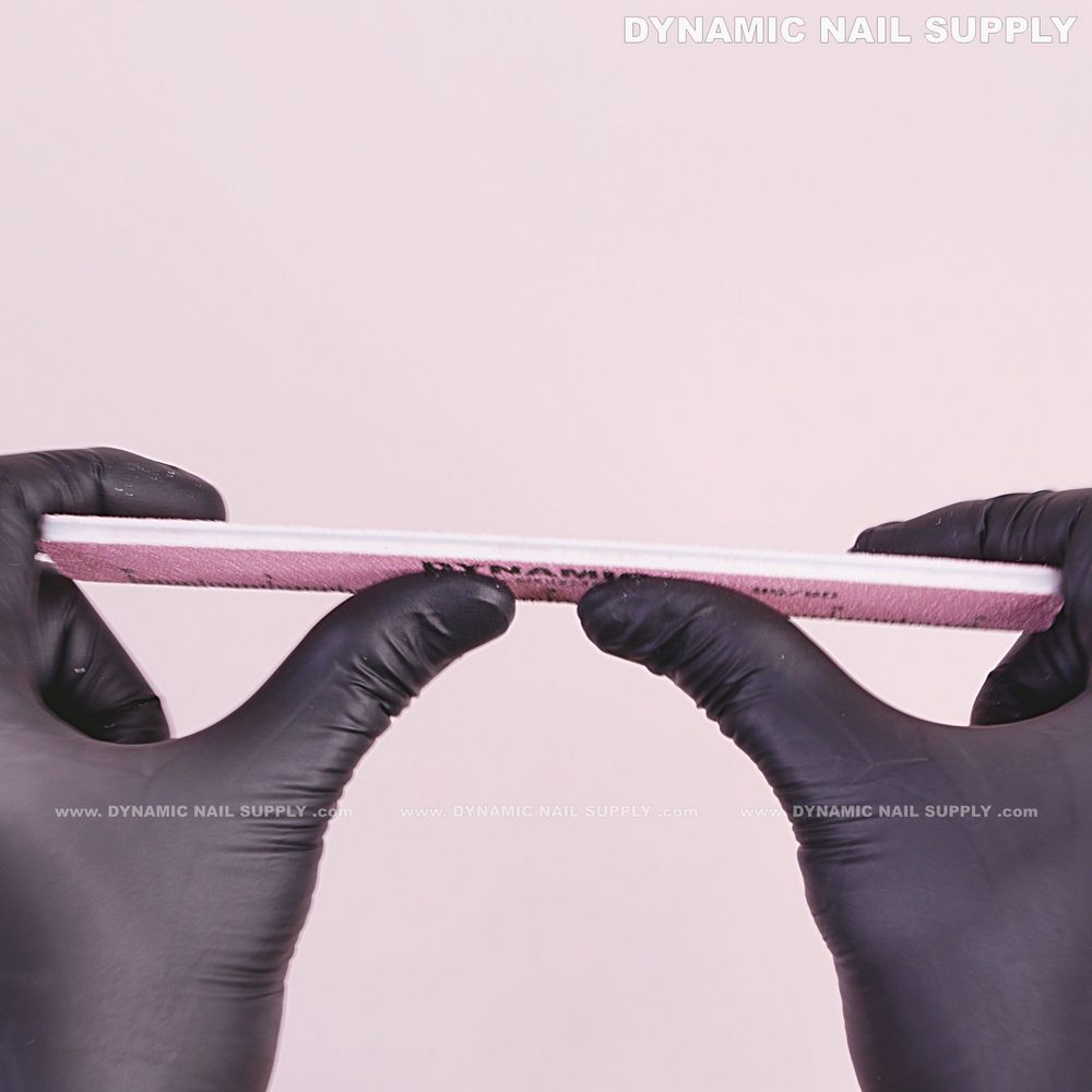 pink half-moon nail files pack - 4
