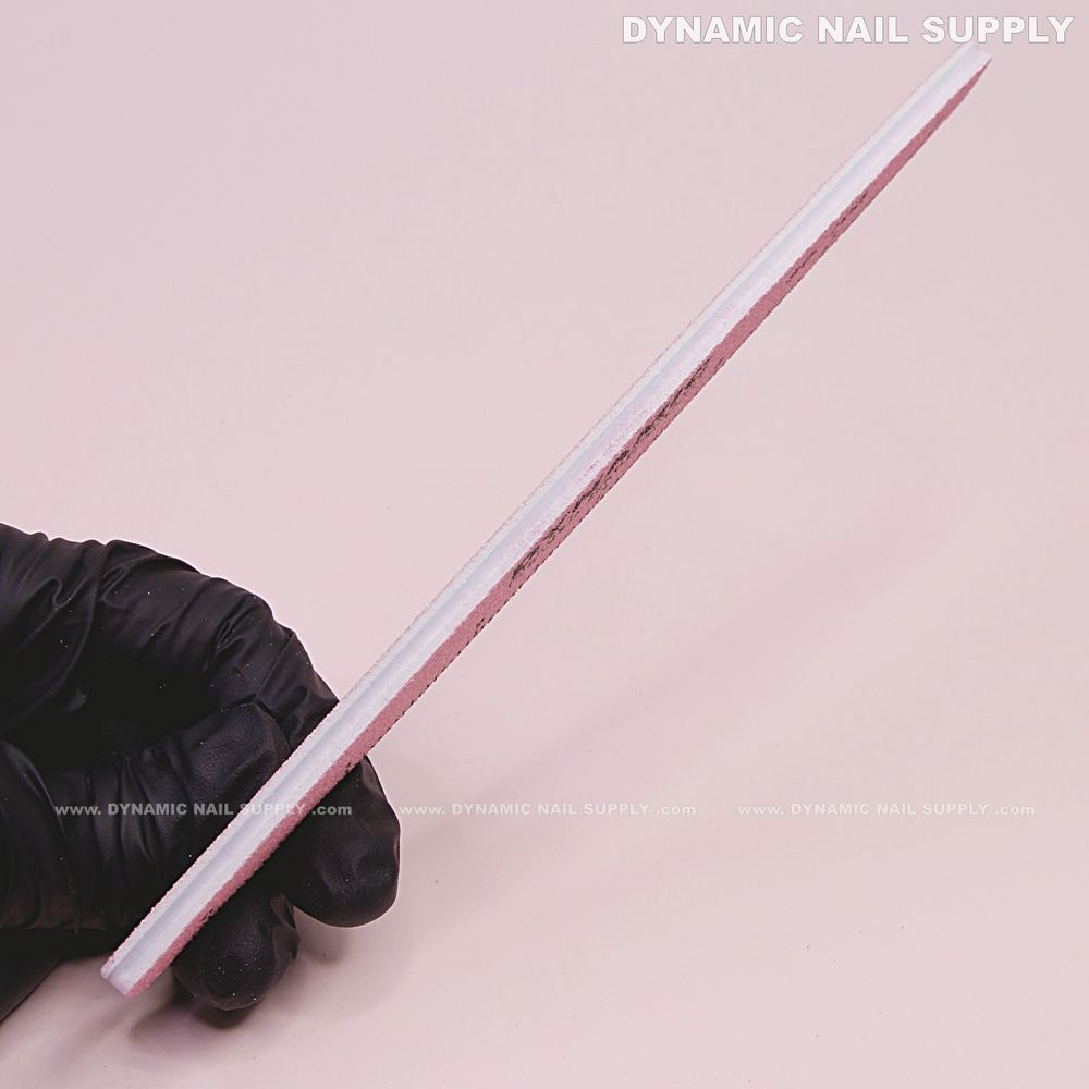 pink half-moon nail files pack - 6