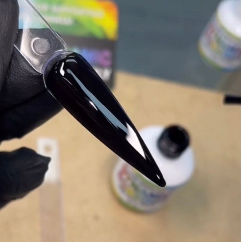 15ml bottle of super black gel polish - 2